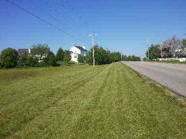 A recent landscaper job in the area