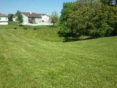 A recent landscaper job in the area