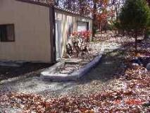 A recent landscaper job in the area