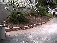 A recent landscaper job in the area