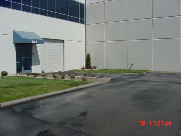 A recent landscaper job in the area