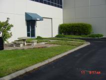 A recent landscaper job in the area