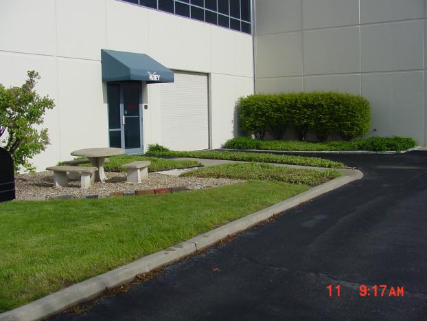 A recent landscaper job in the area
