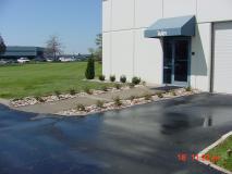 A recent landscaper job in the area