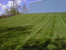 A recent landscaper job in the area